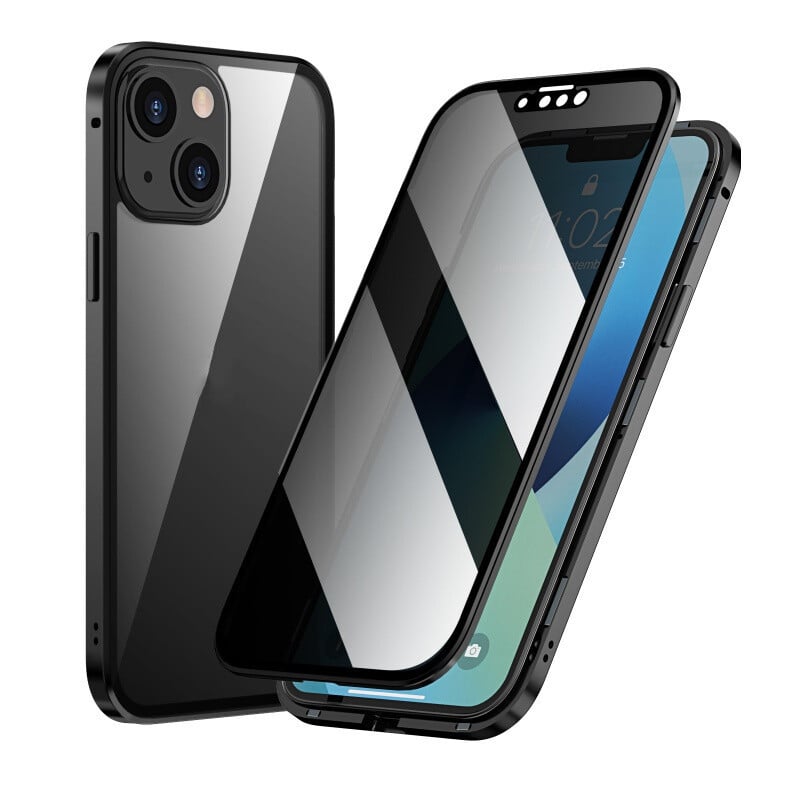Double-Sided Metal Frame Privacy-Proof Phone Case