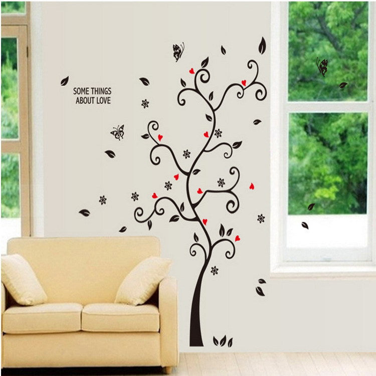 Removable Wall Sticker, Heart Tree, DIY Decor