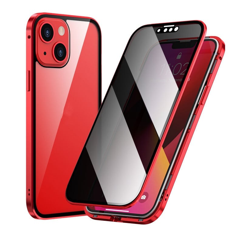 Double-Sided Metal Frame Privacy-Proof Phone Case