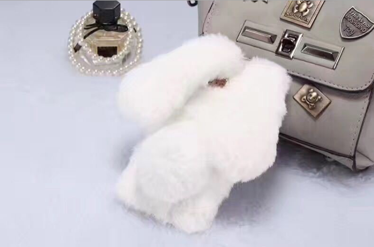 Fluffy Bunny Rabbit Silicone Phone Cases