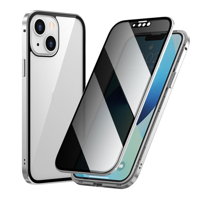 Double-Sided Metal Frame Privacy-Proof Phone Case