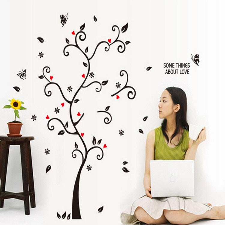 Removable Wall Sticker, Heart Tree, DIY Decor