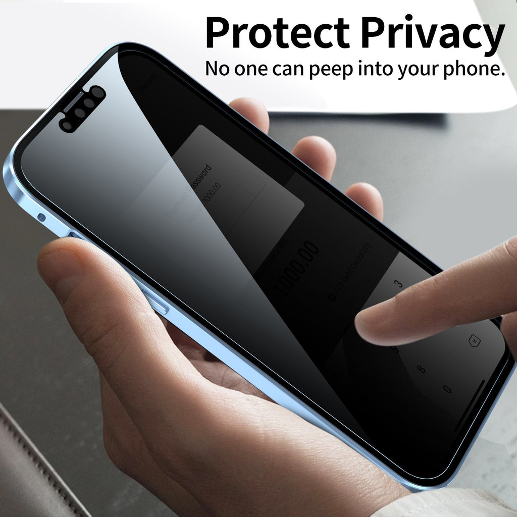 Double-Sided Metal Frame Privacy-Proof Phone Case