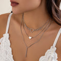 Minimalist Metal Snake Chain Necklace for Layering