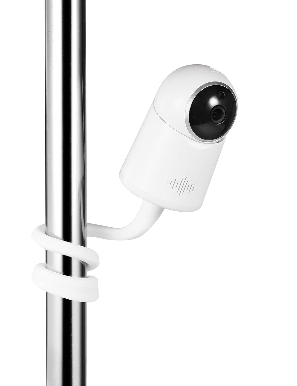 Universal Baby Monitor Camera Mount for Crib Compatible with Arlo Owlet Goodbaby and More with 1/4 threaded hole Adjustable Stand for HelloBaby Vtech Motorola Monitors No Tools Required (White)