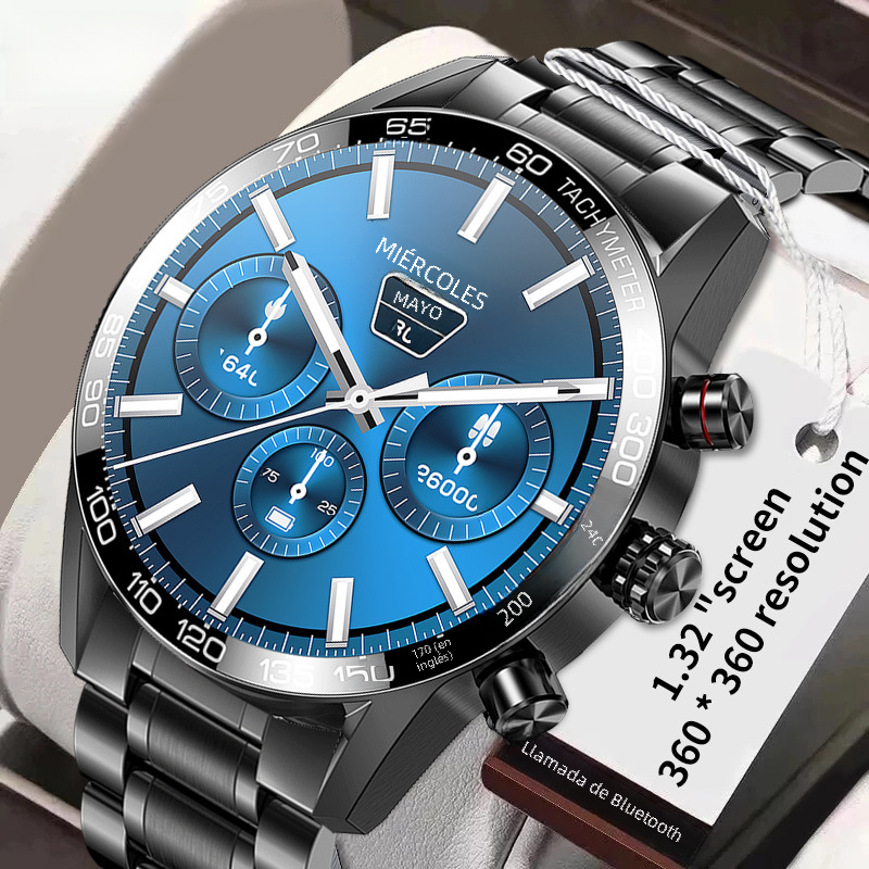 LIGE Bluetooth Smart Watch for Men with Health Monitor