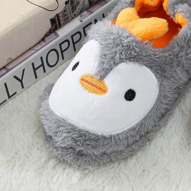 Children's Cotton Slippers with Bag Heel for Winter