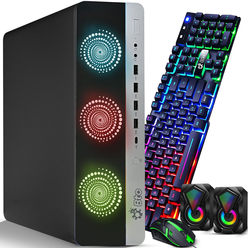 HP 800G3 RGB Gaming PC Desktop Computer – Intel i7 6th Gen Processor 32GB DDR4 Ram 1TB SSD NVIDIA GeForce GTX 1050 Ti 4GB DDR5 Windows 10 Pro – Computer Tower for PC Gamer (Renewed)
