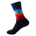 Men's Cotton Gradient Color Long Business Socks (1 Pair)