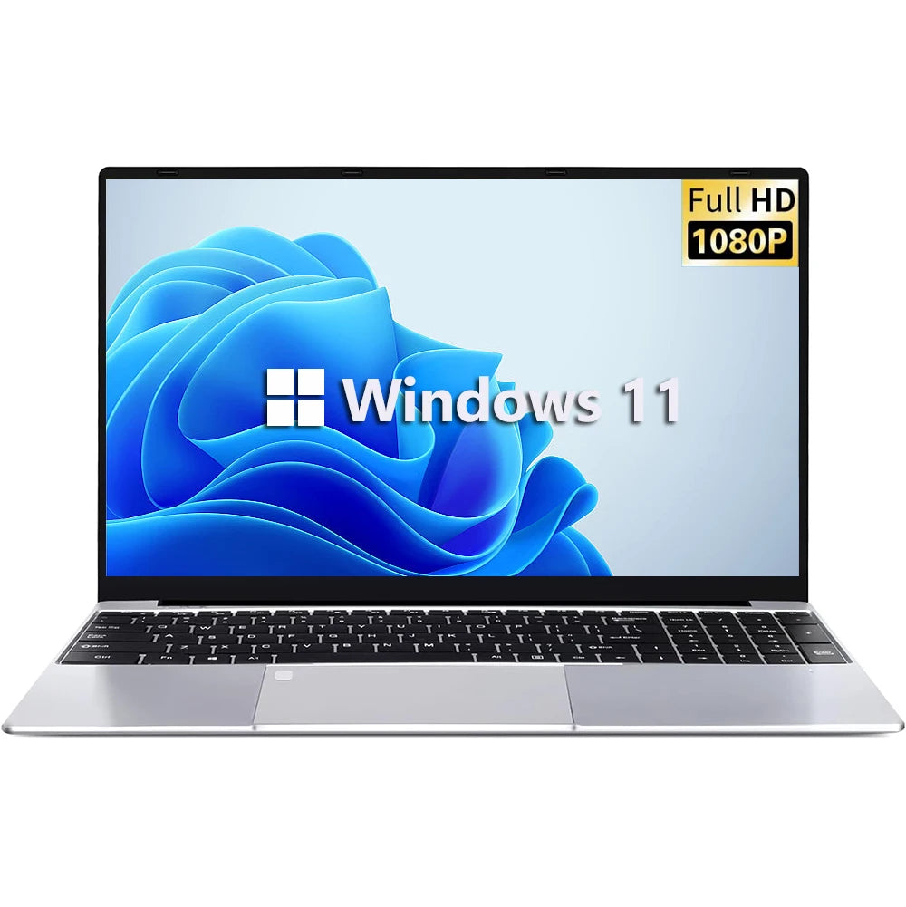 Windows 11 Pro Laptop Computer Intel Core i3-5005U 15.6" 16GB DDR 1TB SSD Laptops Office Computer PC Fingerprint Unlock Notebook