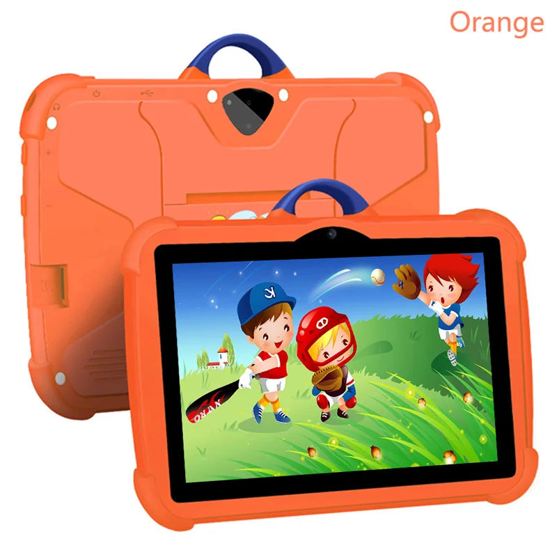 New 5G WiFi 7 Inch Google Tablet For Children Learning Education Kids Tablets Android 13 Quad Core 4GB+64GB Dual Cameras 4000mAh
