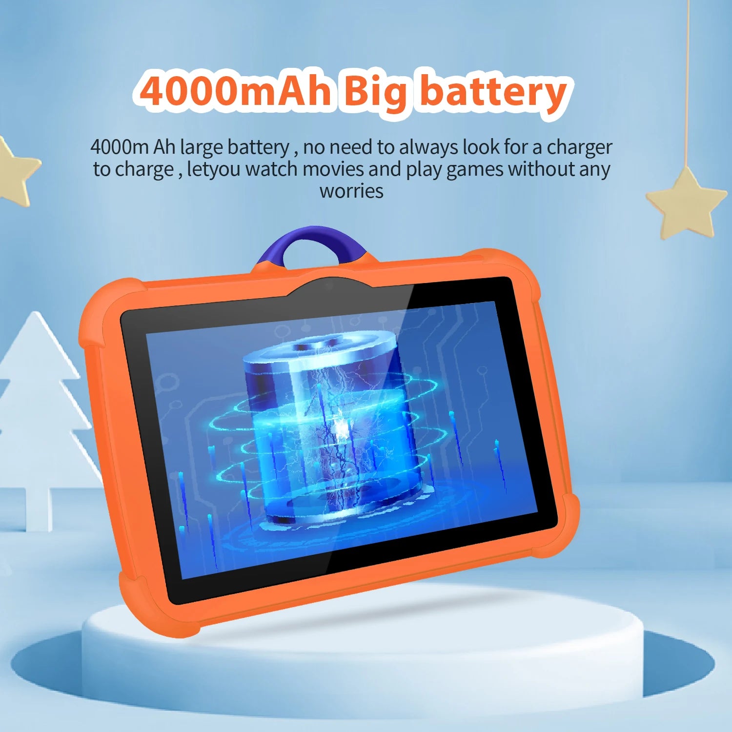 New 5G WiFi 7 Inch Google Tablet For Children Learning Education Kids Tablets Android 13 Quad Core 4GB+64GB Dual Cameras 4000mAh