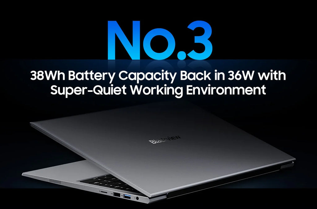 Blackview AceBook 8 Laptop 15.6"  Intel Processor N150 16GB RAM 512GB SSD + expansion up to 1TB Windows 11 Home 15.6"