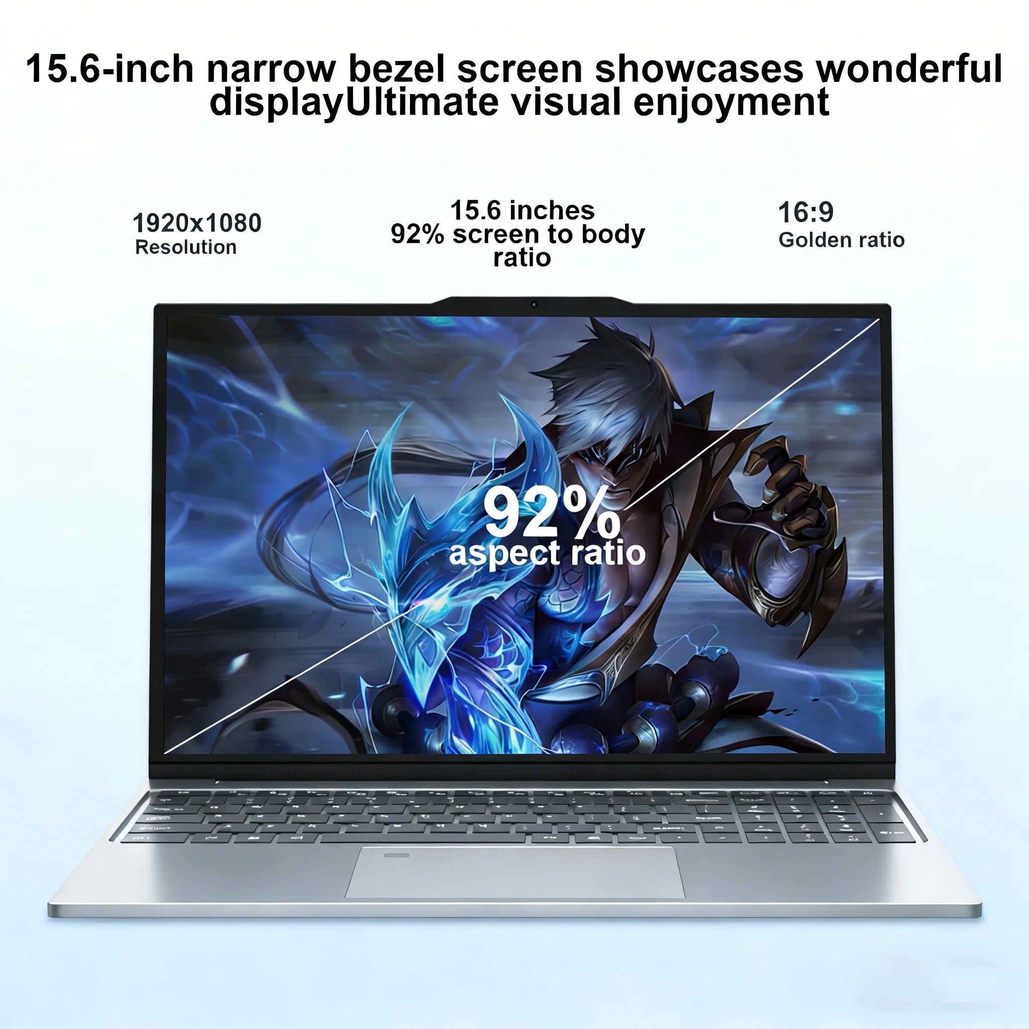 15.6" Windows 11 Pro Laptops Intel Core i9-10980HK 16GB RAM 1TB SSD Office Gamer Study notebook Computer PC