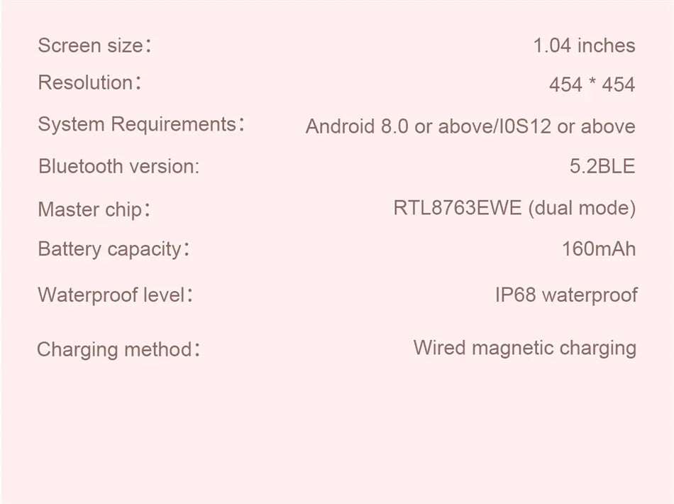 1.04 inch AMOLED Screen Fashion Ladies Smart Watch Screen Always Display Bluetooth Call Smartwatch Metal Body Small Screen Watch