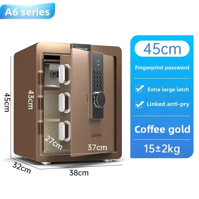 45Cm Safe Household Small WIFI Password Office Storage All-steel Safe Small Mini Anti-theft