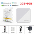 Mortal TV Box Android14 T1X Voice Netflix Chromecast Wifi 6 BT5.0 4K HDR10 Youtube H313 Streaming Media Player Games Set Top Box