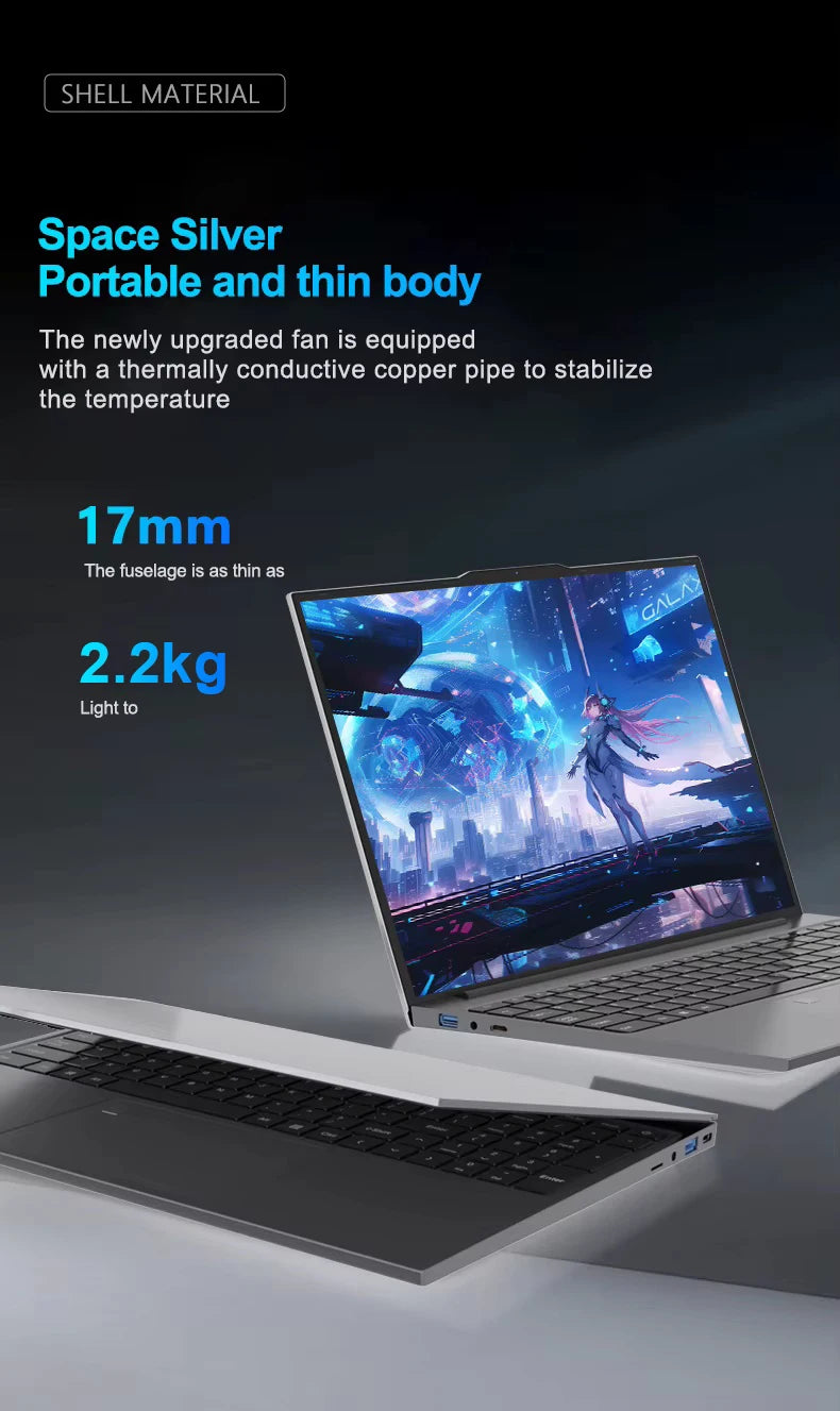 Xiaman 15.6" Portable Gaming Laptop Intel Core i9 8950HK i3 6100U Wins 11 Gamer PC 16GB RAM 1TB SSD Notebook Computer Laptops