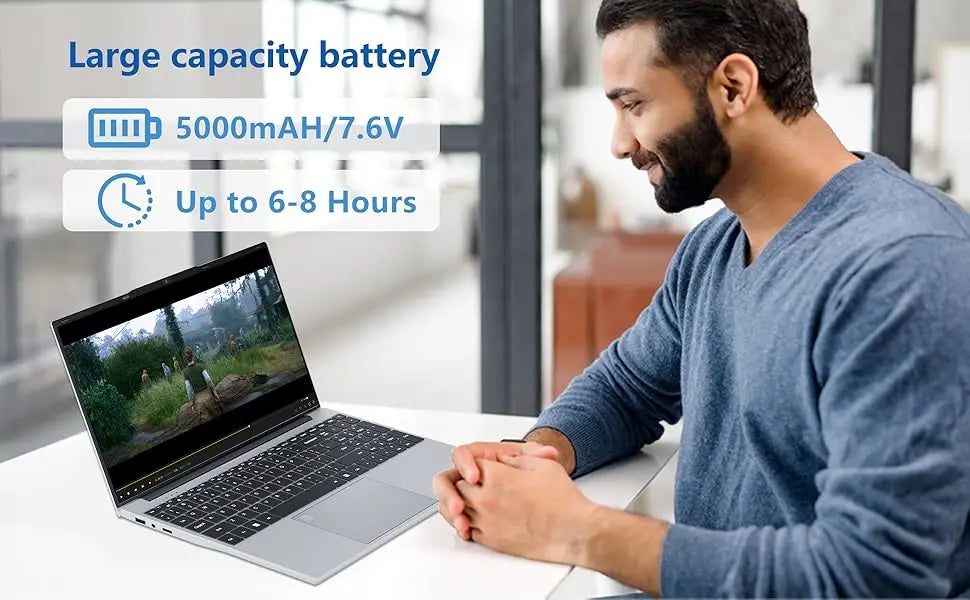 Portable 15.6" Gaming Laptop Computer Intel Core i9 10980HK/9900U Windows 11 PC Gamer 16GB RAM Fingerprint Unlock Notebook PC