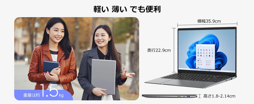 15.6 "Thin & Portable Laptop Computer Intel Celeron N4000 12GB RAM 256GB SSD FHD 1920x1080 16:9 Display For Work And Study