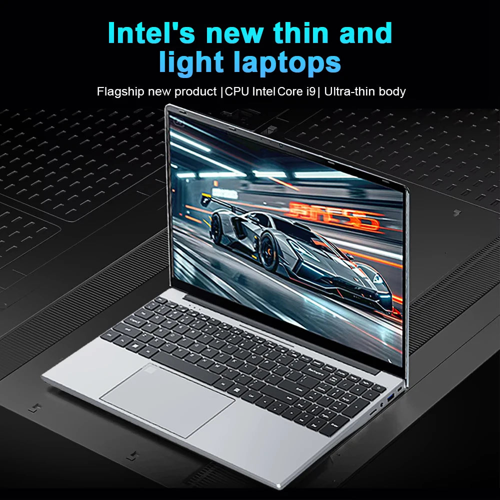 15.6" Laptop Intel Core i9 10980HK Windows 11 Gamer PC 16GB RAM 512GB 1TB 2TB SSD laptop Fingerprint Unlock Backlight Computer