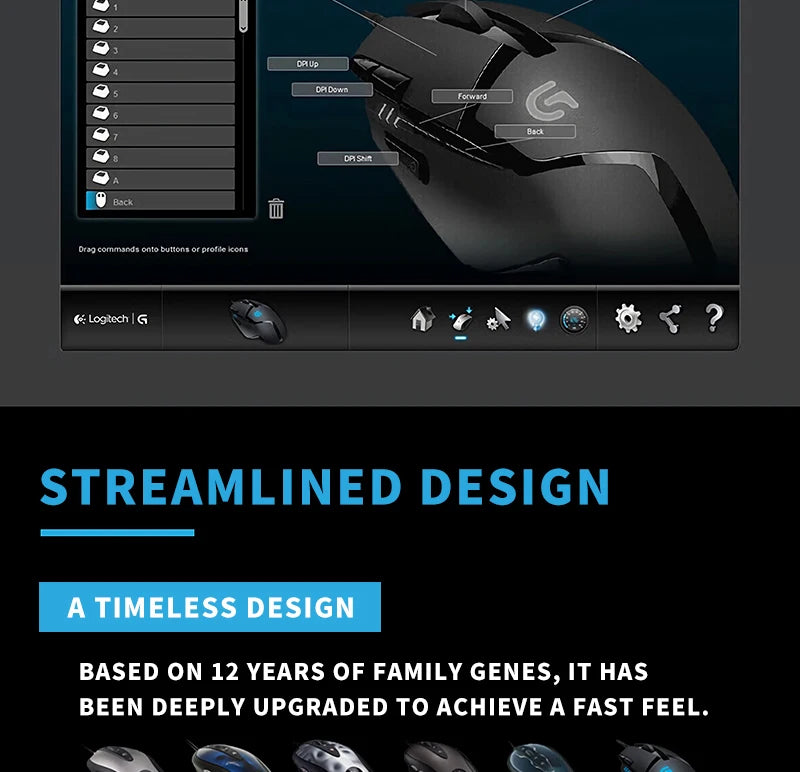 Logitech G402/G305 Wireless gaming mouse,power-saving, portable,lightweight,low-latency for e-sports, suitable for PUBG and MOBA