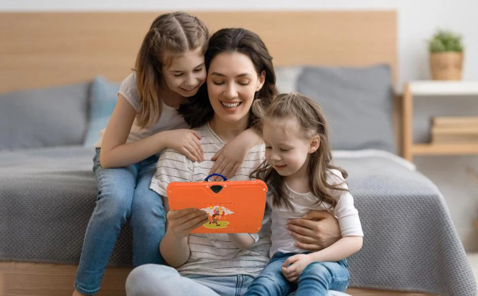 New 5G WiFi 7 Inch Google Tablet For Children Learning Education Kids Tablets Android 13 Quad Core 4GB+64GB Dual Cameras 4000mAh