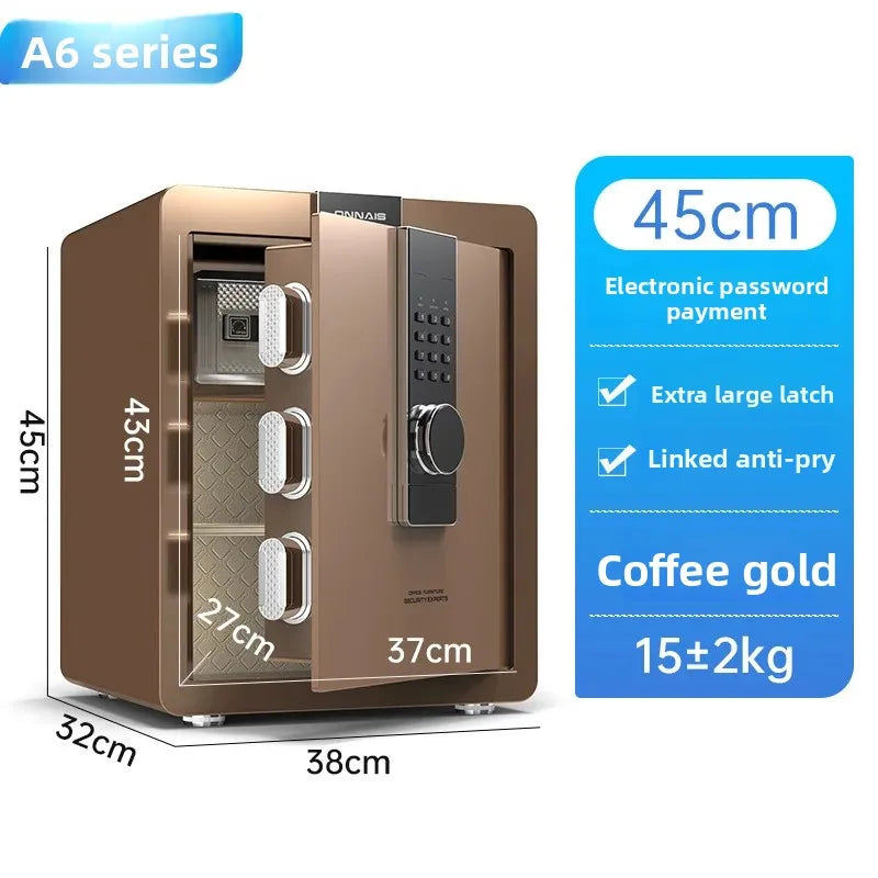 45Cm Safe Household Small WIFI Password Office Storage All-steel Safe Small Mini Anti-theft