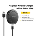 Essager Magnetic Wireless Charger With Holder 15W Fast Charging For iPhone 13+ / Pro Max, Airpods, Mini Wireless Phone Charger