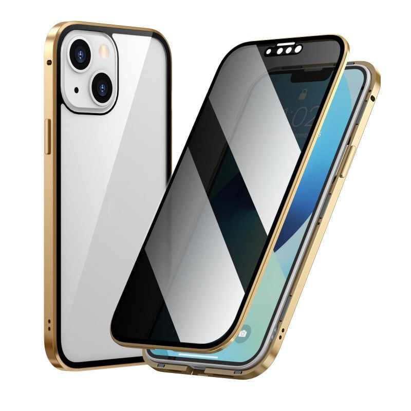 Double-Sided Metal Frame Privacy-Proof Phone Case