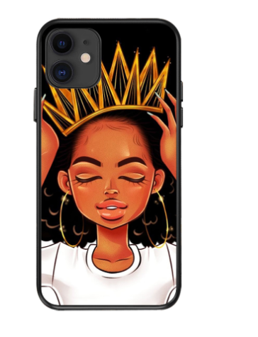 Fashion Afro Girls Melanin Queen Phone Cases