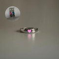 Love Glow Ring Pair with Heart Design (Single Item)