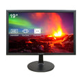 19 Inch PC Desktop Monitor 1440x900 Dual Built-in Speakers 60Hz 5ms Computer Display Low-Blue Light LED Monitors HDMI VGA VESA Mountable Business Screen Black