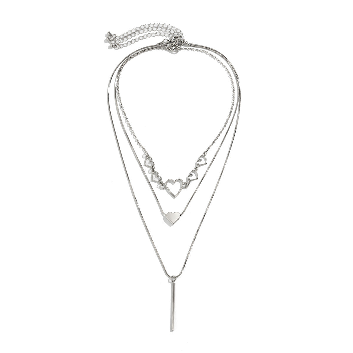 Minimalist Metal Snake Chain Necklace for Layering