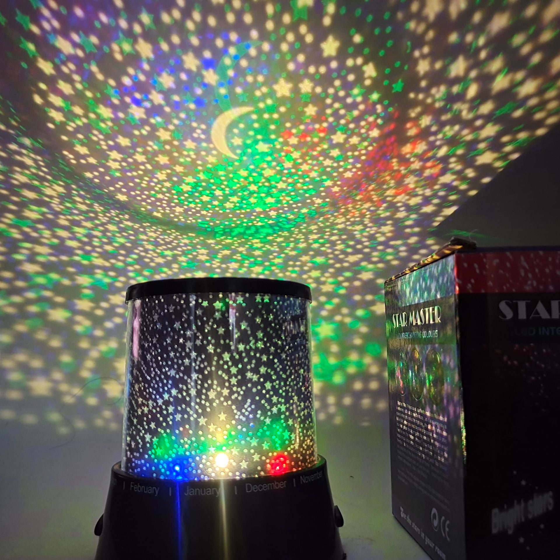Children's Colorful Projector Lamp - Unique Night Light