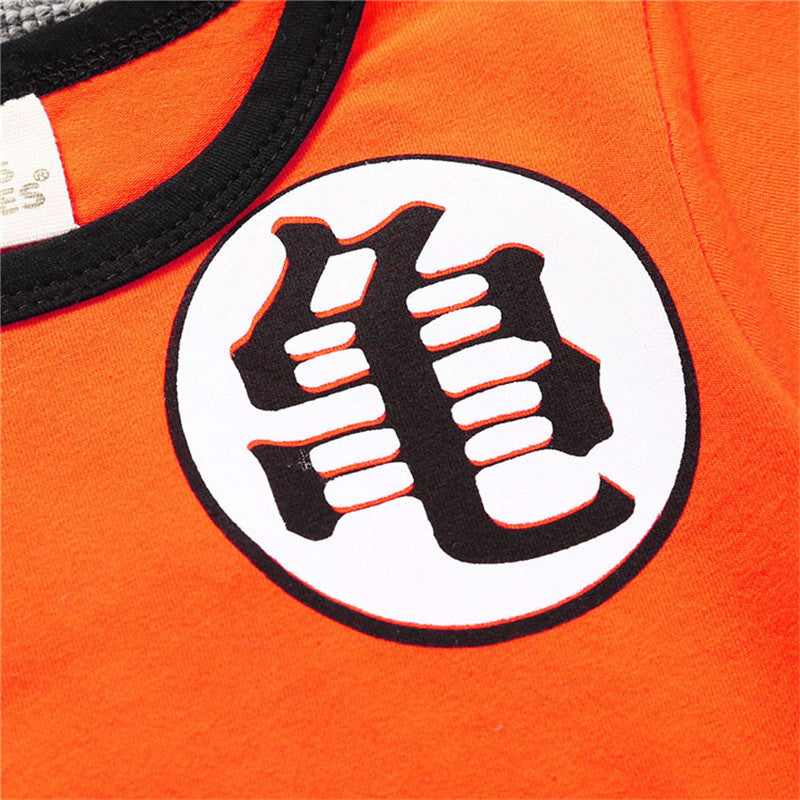 Goku Cotton Summer Short Sleeve Baby Romper (0-3 Years)