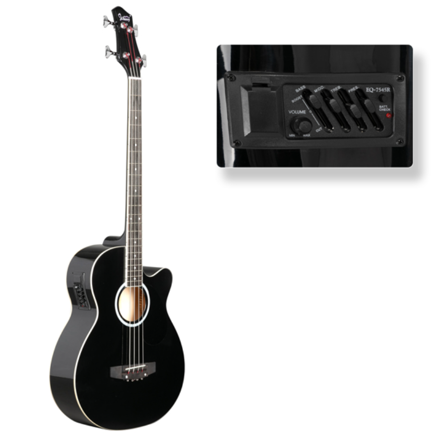 Glarry GMB101 4-String Acoustic Electric Bass
