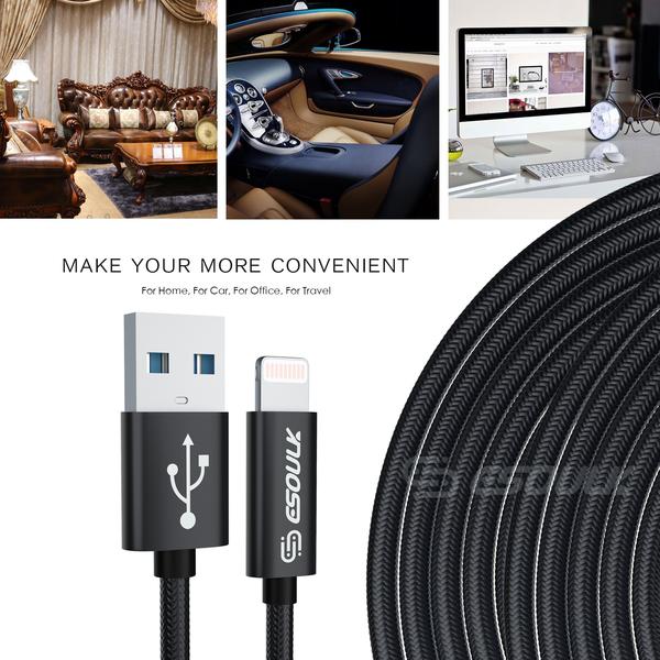10FT USB Cable For IPhone XS/XR/XS MAX 1.7A