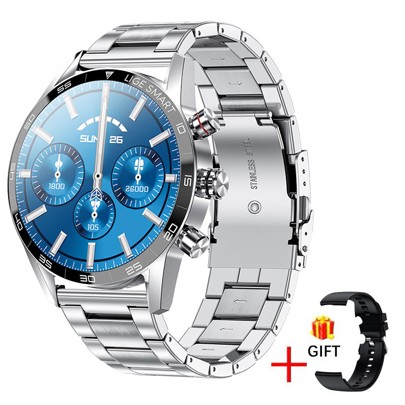 LIGE Bluetooth Smart Watch for Men with Health Monitor