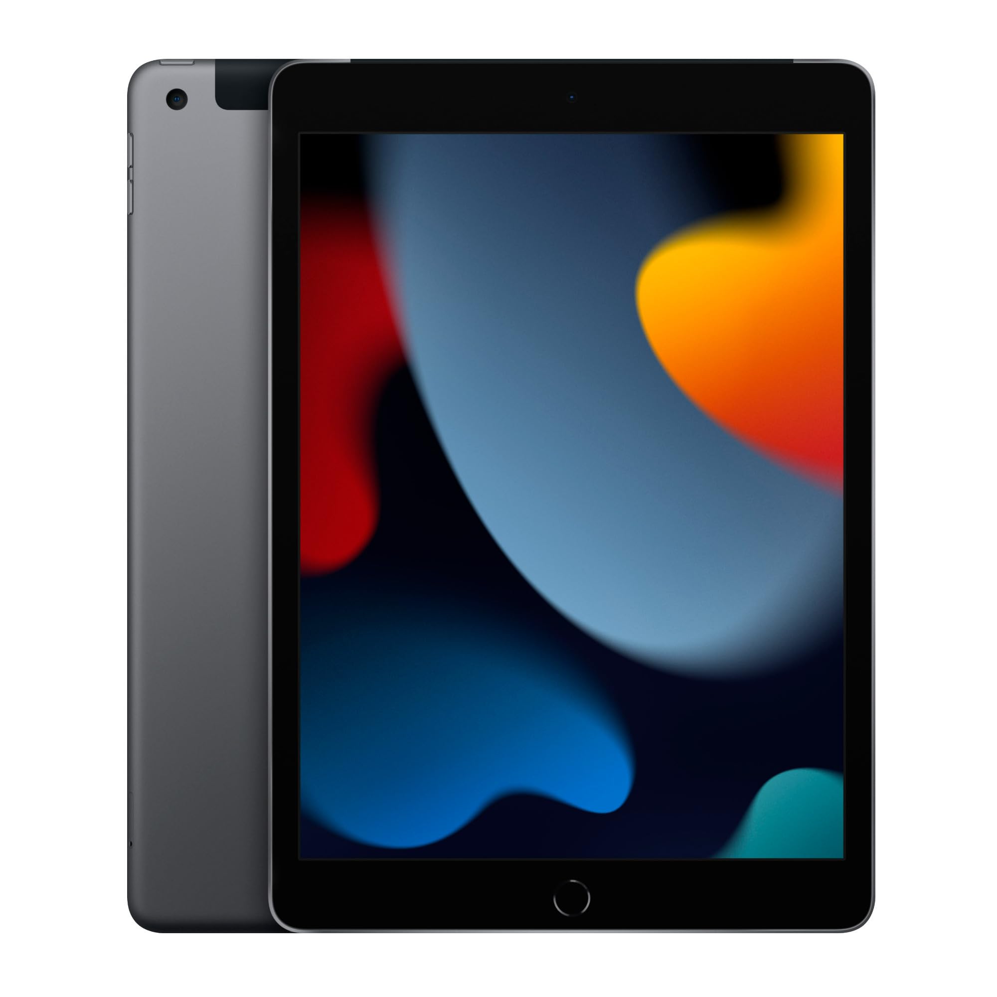 Apple 2021 iPad 9th Gen (10.2 inch Wi-Fi + Cellular 64GB) Space Gray (Renewed Premium)