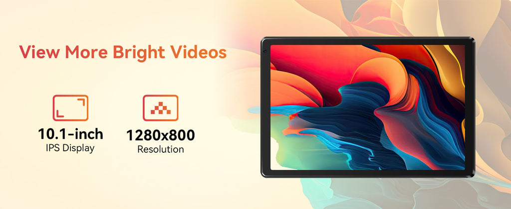 URAO 10 Inch Android 15 Tablet 8 Core Tablets 24GB+128GB 1TB Expansion WiFi6 5MP+8MP Stylus Keyboard Mouse Headphone PC PAD Set