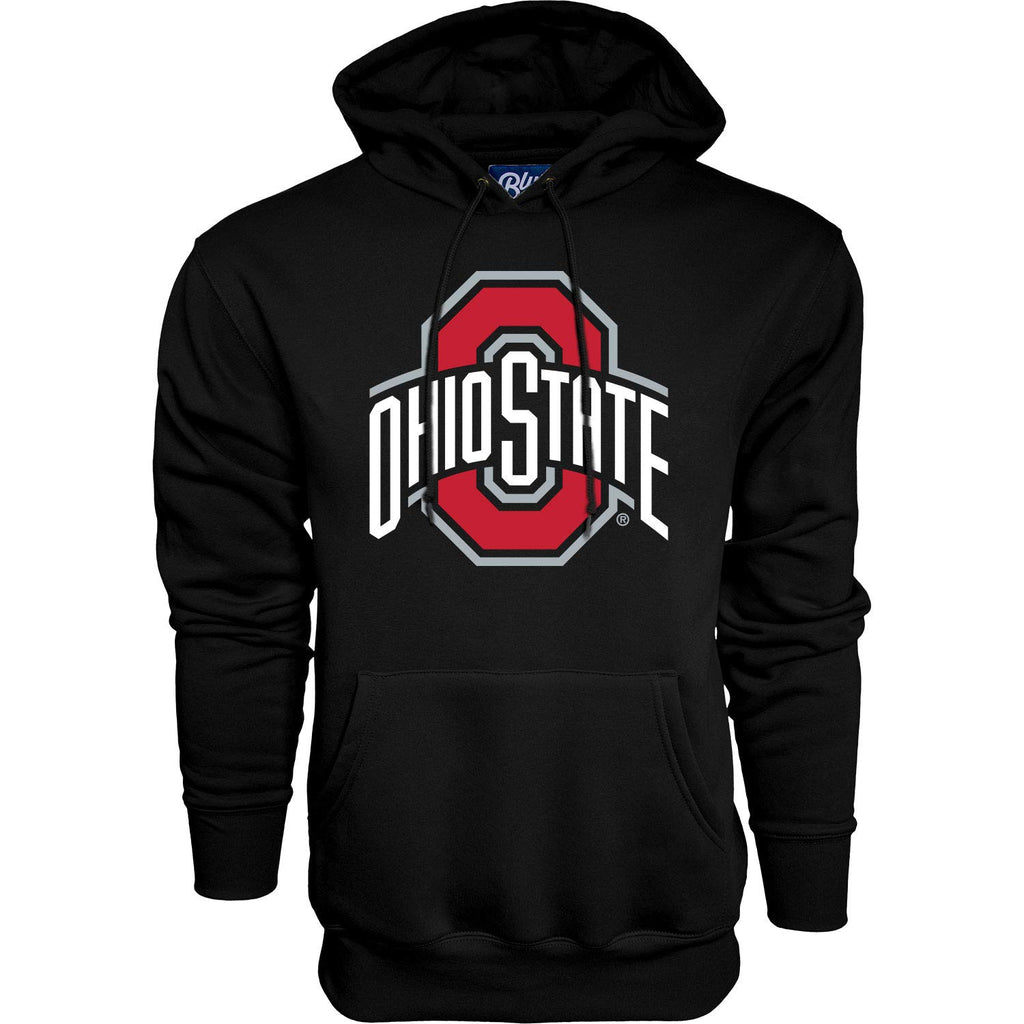 Blue 84 Mens Ohio State Buckeyes Hoodie Black Icon Ohio State Buckeyes Black X-Large