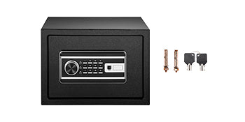 SucceBuy Fingerprint Locks Safe Deposit Box 0.8/2.1 Cubic Feet Digital Electronic Secret Hidden Piggy Bank for Money Guns File